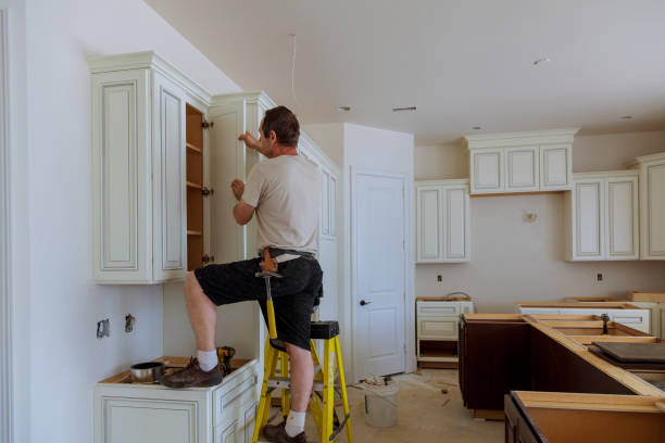 Open concept kitchen conversion in Carnation by JMT Kitchen Cabinet