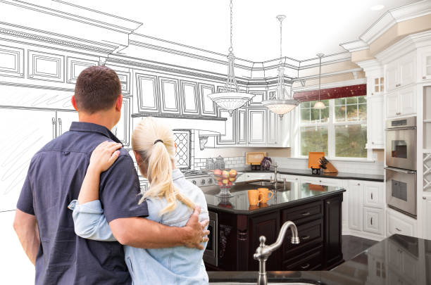 Custom kitchen cabinets installed in a Carnation home